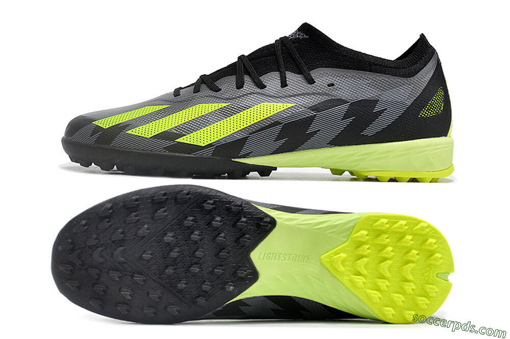 Adidas X Speedportal.1 TF Low-Tops Football Shoes - Black/Grey/Yellow 0