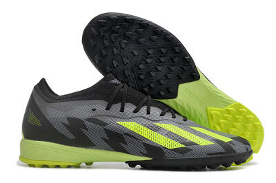 Adidas X Speedportal.1 TF Low-Tops Football Shoes - Black/Grey/Yellow