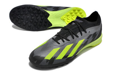 Adidas X Speedportal.1 TF Low-Tops Football Shoes - Black/Grey/Yellow