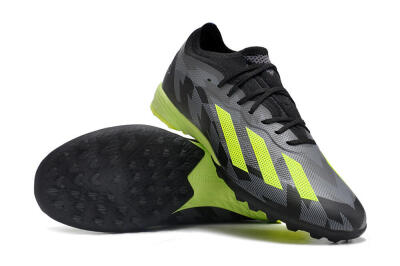 Adidas X Speedportal.1 TF Low-Tops Football Shoes - Black/Grey/Yellow