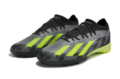 Adidas X Speedportal.1 TF Low-Tops Football Shoes - Black/Grey/Yellow
