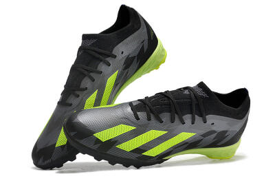 Adidas X Speedportal.1 TF Low-Tops Football Shoes - Black/Grey/Yellow