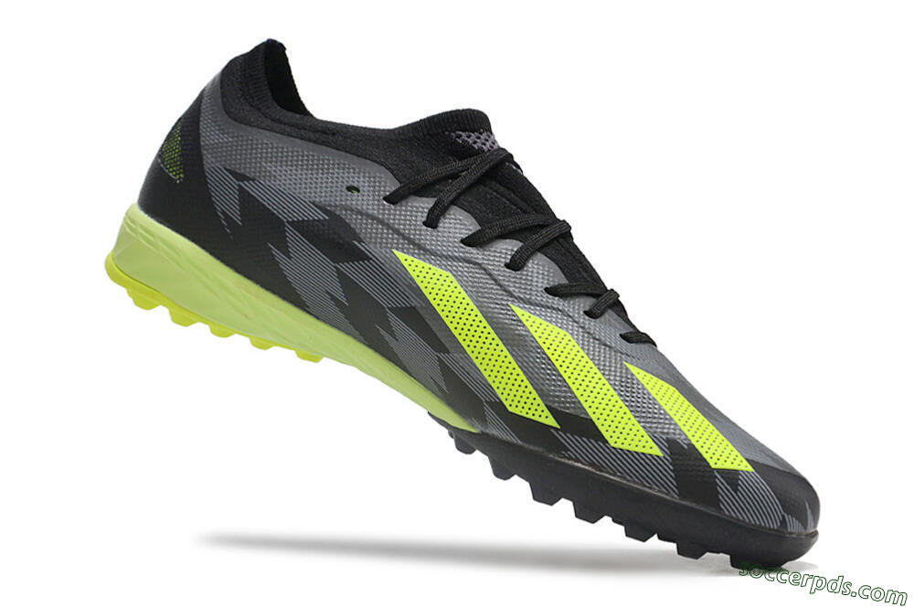 Adidas X Speedportal.1 TF Low-Tops Football Shoes - Black/Grey/Yellow 7