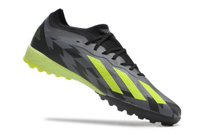 Adidas X Speedportal.1 TF Low-Tops Football Shoes - Black/Grey/Yellow