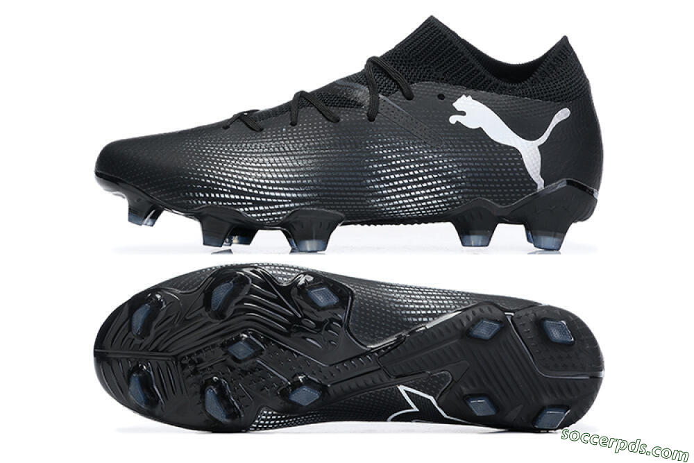 Puma Future Ultimate FG Low-Tops Football Boots - Black/White/Blue 0