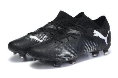 Puma Future Ultimate FG Low-Tops Football Boots - Black/White/Blue