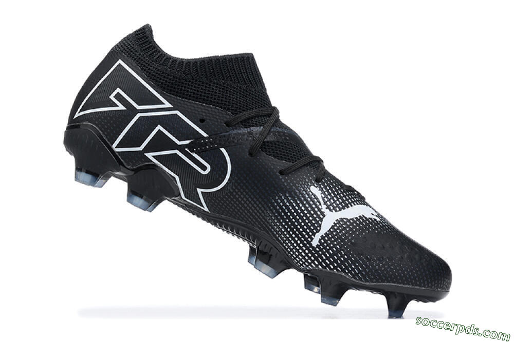 Puma Future Ultimate FG Low-Tops Football Boots - Black/White/Blue 7