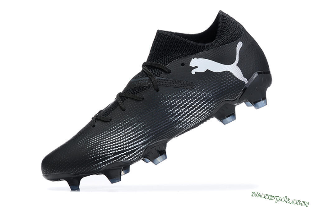 Puma Future Ultimate FG Low-Tops Football Boots - Black/White/Blue 8