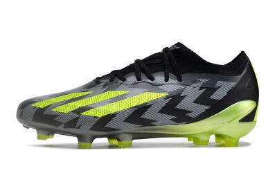 Adidas X Crazyfast.1 FG Low-Tops Football Boots - Black/White/Yellow