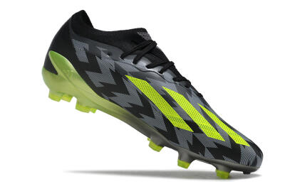 Adidas X Crazyfast.1 FG Low-Tops Football Boots - Black/White/Yellow