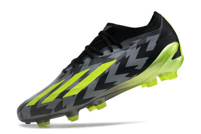 Adidas X Crazyfast.1 FG Low-Tops Football Boots - Black/White/Yellow