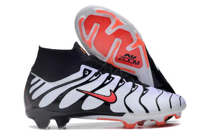 Nike Air Zoom Mercurial Superfly 9 Elite FG High-Tops Football Boots - White/Black/Red