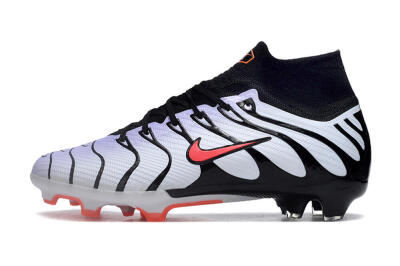 Nike Air Zoom Mercurial Superfly 9 Elite FG High-Tops Football Boots - White/Black/Red