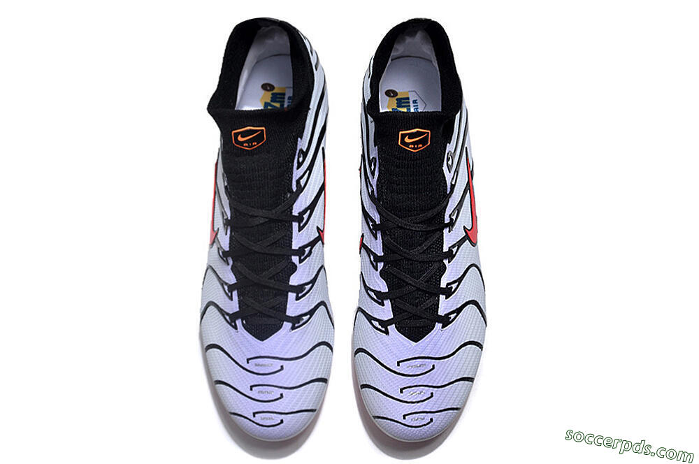 Nike Air Zoom Mercurial Superfly 9 Elite FG High-Tops Football Boots - White/Black/Red 4
