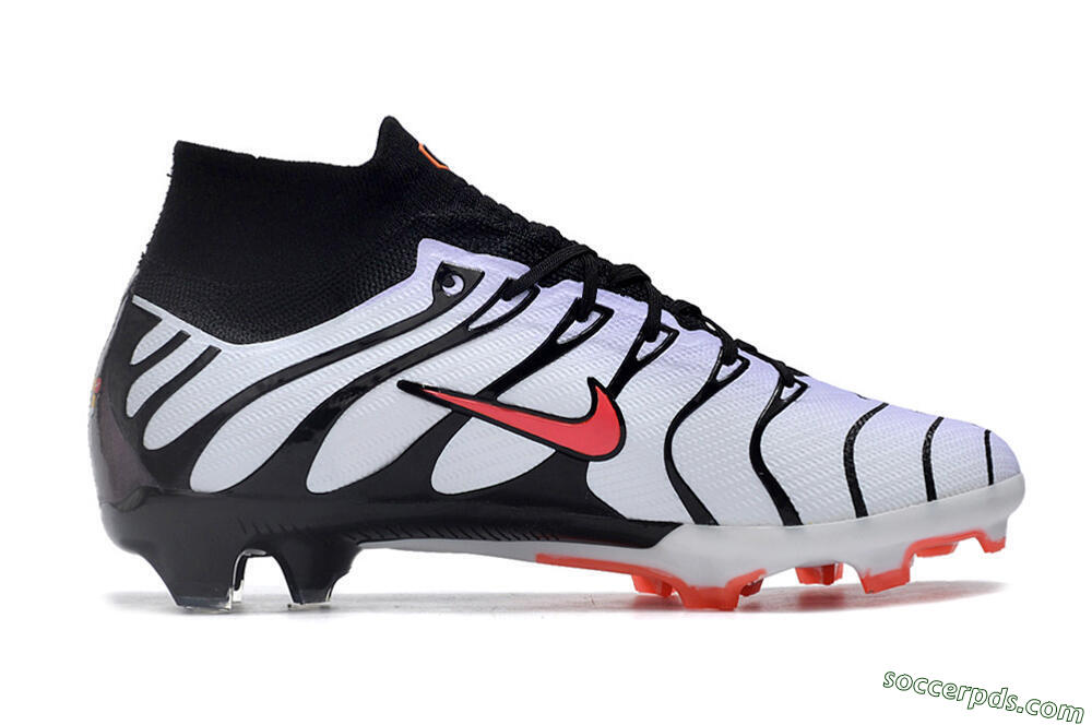 Nike Air Zoom Mercurial Superfly 9 Elite FG High-Tops Football Boots - White/Black/Red 7