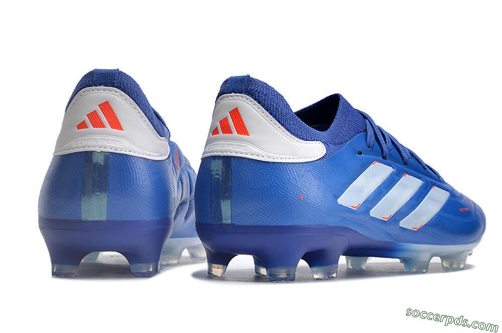 Adidas Copa Pure 2 FG Low-Tops Football Boots - Blue/White 6
