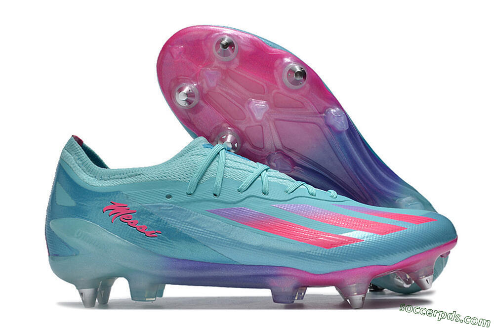 Adidas X Crazyfast.1 SG Low-Tops Football Boots - Jade/Pink/Purple 1