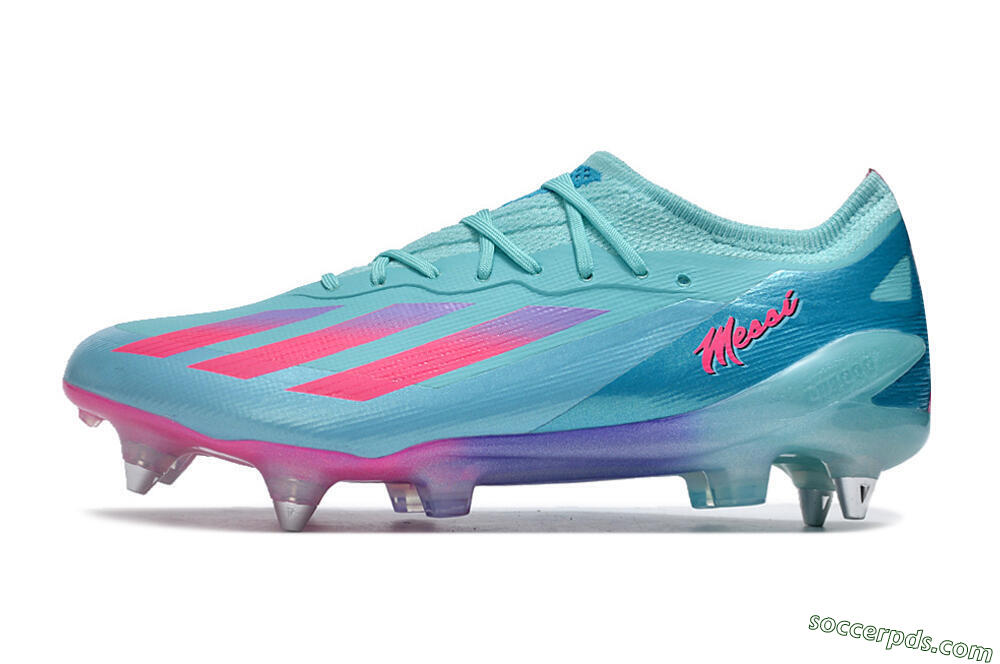 Adidas X Crazyfast.1 SG Low-Tops Football Boots - Jade/Pink/Purple 2