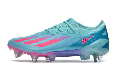 Adidas X Crazyfast.1 SG Low-Tops Football Boots - Jade/Pink/Purple
