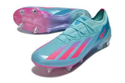 Adidas X Crazyfast.1 SG Low-Tops Football Boots - Jade/Pink/Purple