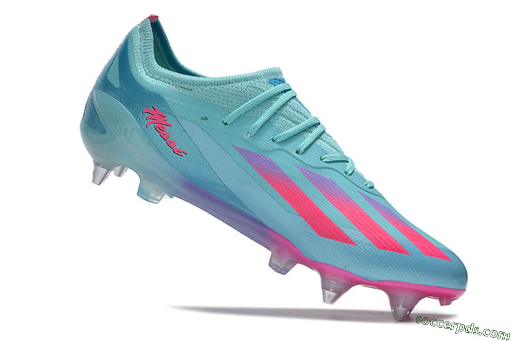 Adidas X Crazyfast.1 SG Low-Tops Football Boots - Jade/Pink/Purple 4