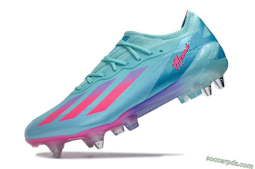Adidas X Crazyfast.1 SG Low-Tops Football Boots - Jade/Pink/Purple 5