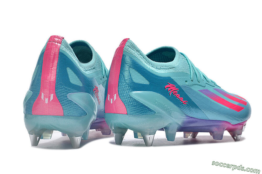 Adidas X Crazyfast.1 SG Low-Tops Football Boots - Jade/Pink/Purple 6