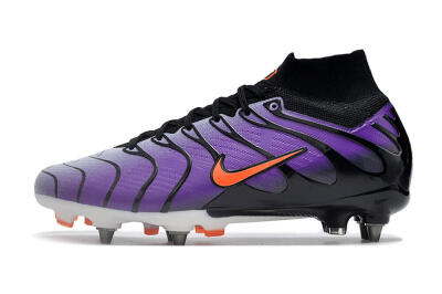 Nike Air Zoom Mercurial Superfly 9 Elite SG High-Tops Football Boots - Purple/Black/Orange
