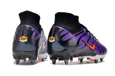 Nike Air Zoom Mercurial Superfly 9 Elite SG High-Tops Football Boots - Purple/Black/Orange