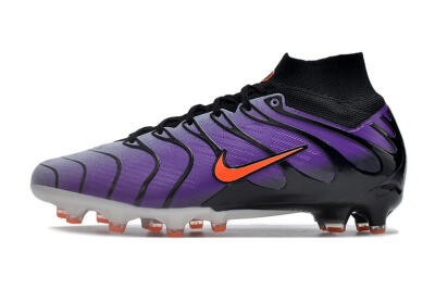 Nike Air Zoom Mercurial Superfly 9 Elite AG High-Tops Football Boots - Purple/Black/Orange