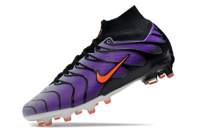 Nike Air Zoom Mercurial Superfly 9 Elite AG High-Tops Football Boots - Purple/Black/Orange