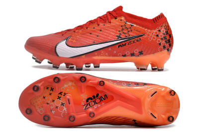 Nike Air Zoom Mercurial Vapor 15 Elite AG Low-Tops Football Boots - Red/White/Black