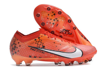 Nike Air Zoom Mercurial Vapor 15 Elite AG Low-Tops Football Boots - Red/White/Black
