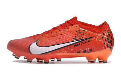 Nike Air Zoom Mercurial Vapor 15 Elite AG Low-Tops Football Boots - Red/White/Black