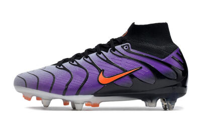 Nike Air Zoom Mercurial Superfly 9 Elite SG High-Tops Football Boots - Purple/Black/Orange