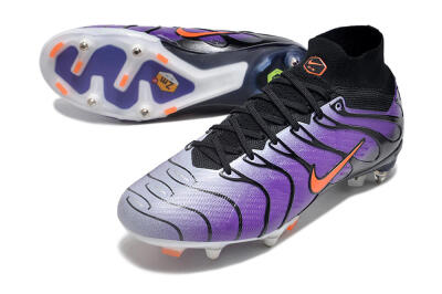 Nike Air Zoom Mercurial Superfly 9 Elite SG High-Tops Football Boots - Purple/Black/Orange