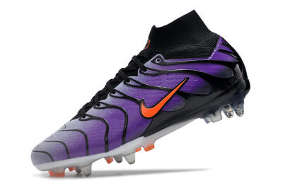 Nike Air Zoom Mercurial Superfly 9 Elite SG High-Tops Football Boots - Purple/Black/Orange