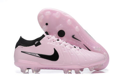Nike Tiempo Legend 10 Elite FG Low-Tops Football Boots - Pink/Black