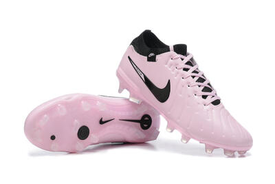 Nike Tiempo Legend 10 Elite FG Low-Tops Football Boots - Pink/Black