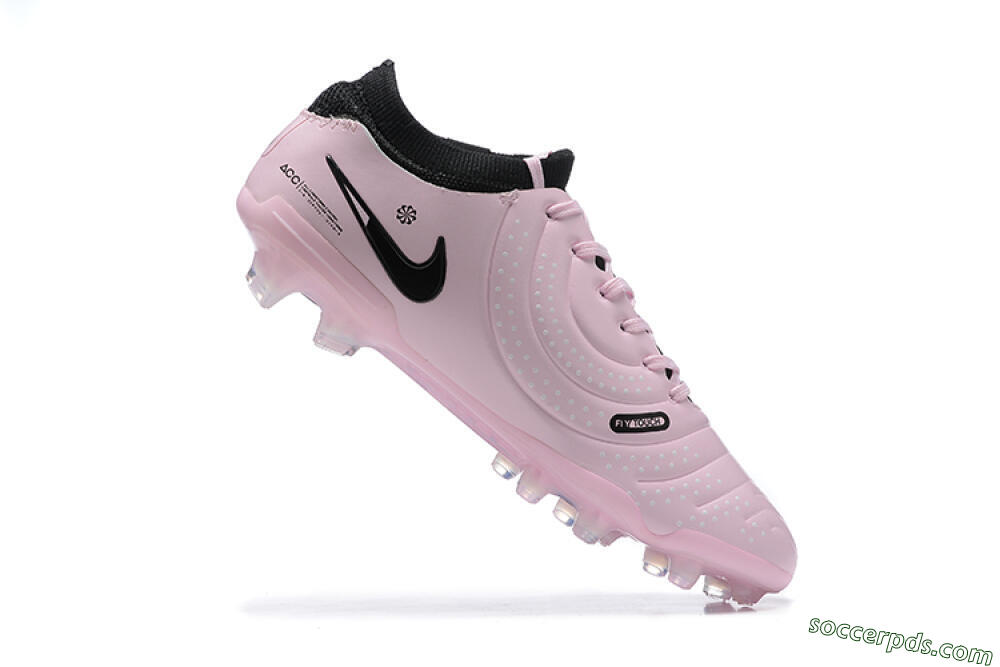 Nike Tiempo Legend 10 Elite FG Low-Tops Football Boots - Pink/Black 7