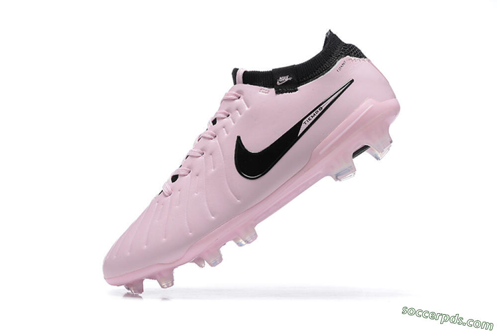 Nike Tiempo Legend 10 Elite FG Low-Tops Football Boots - Pink/Black 8