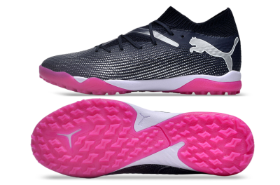 Puma Future Ultimate TF Low-Tops Football Shoes - Blue/Silver/White/Pink