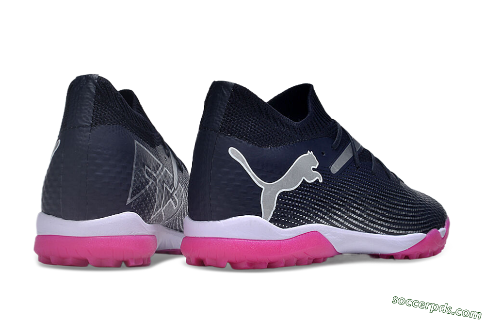Puma Future Ultimate TF Low-Tops Football Shoes - Blue/Silver/White/Pink 6