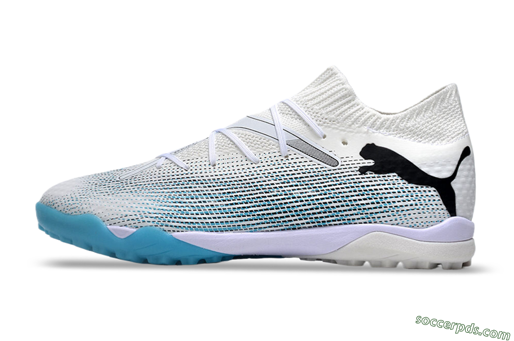 Puma Future Ultimate TF Low-Tops Football Shoes - White/Jade/Black 2