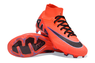 Nike Air Zoom Mercurial Superfly 9 Elite FG High-Tops Football Boots - Red/Black/Purple