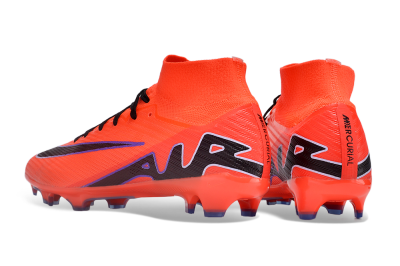 Nike Air Zoom Mercurial Superfly 9 Elite FG High-Tops Football Boots - Red/Black/Purple