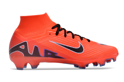 Nike Air Zoom Mercurial Superfly 9 Elite FG High-Tops Football Boots - Red/Black/Purple