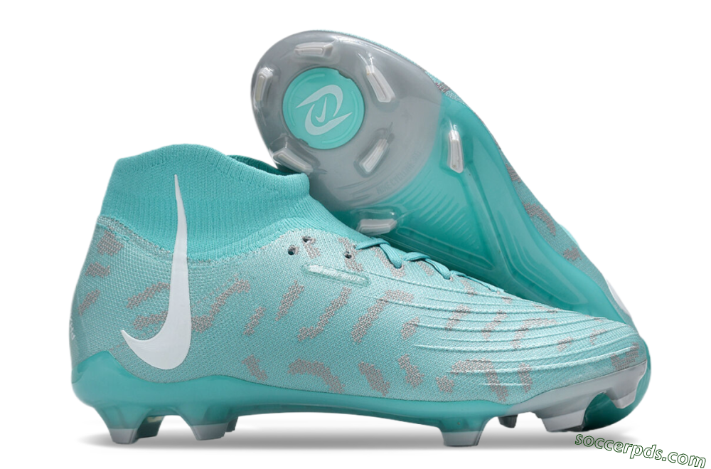Nike Phantom Luna Elite FG High-Tops Football Boots - Jade/Grey/White 1