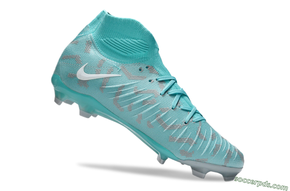 Nike Phantom Luna Elite FG High-Tops Football Boots - Jade/Grey/White 4