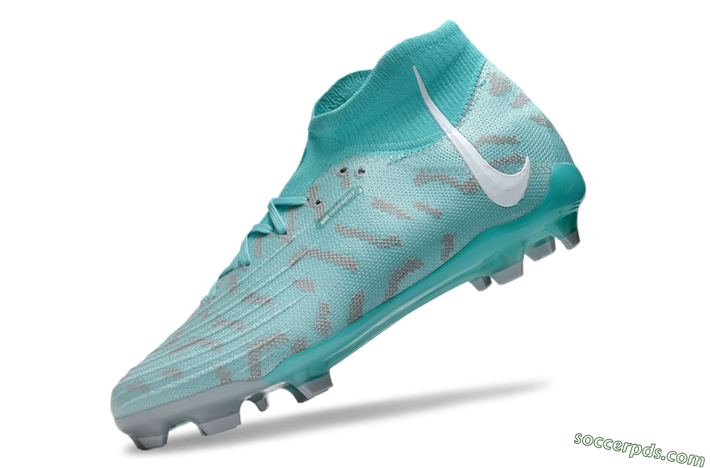 Nike Phantom Luna Elite FG High-Tops Football Boots - Jade/Grey/White 5
